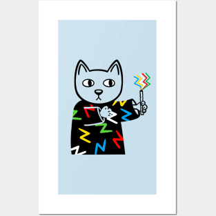 Disabled pride cat Posters and Art